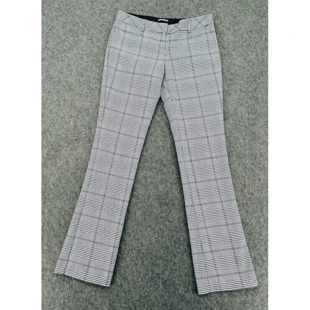 Express Columnist Plaid Pants Women‎ Size 2R